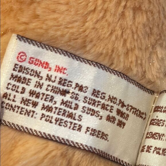 Gund Brown and Yellow Stuffed Teddy Bear. Isabella-Just Because. Size 10” - Picture 8 of 8